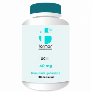 UC II 40 mg  Com Selo  30 capsulas