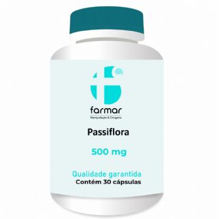 Passiflora 500 mg 30 capsulas
